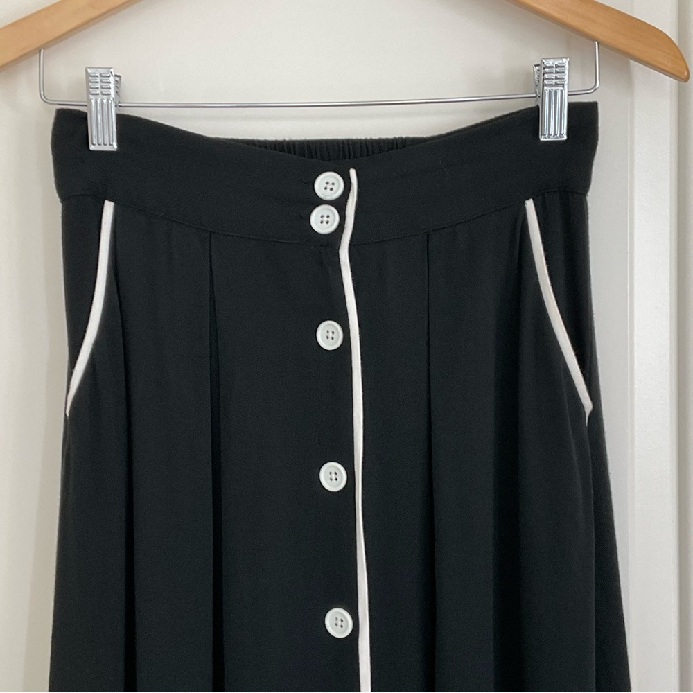 ModCloth Intelligent Involvement Button Front Skirt S - Picture 9 of 14